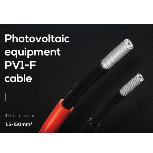 PV Cable per Meter, RED&Black 6mm^2