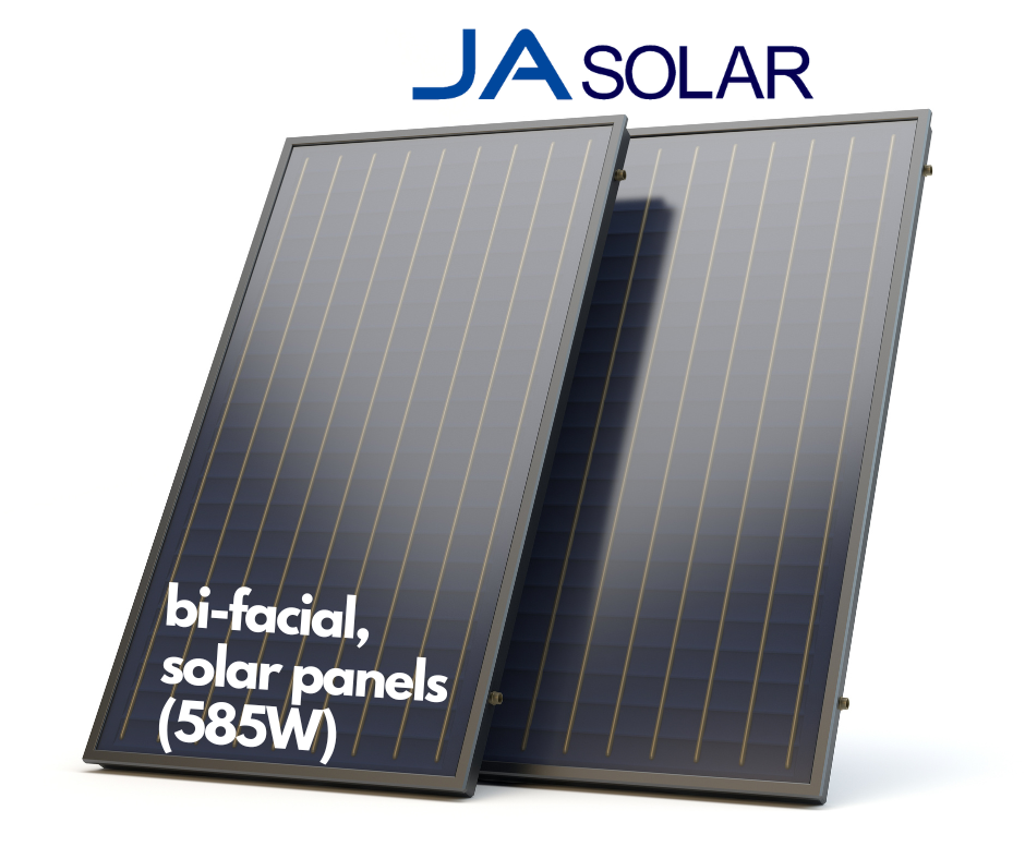 JASolar MB Series, Solar Panel Module (595kW), INSTALLED, including Mounting Racks